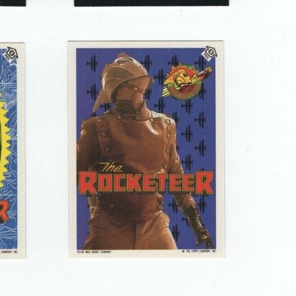 4 Vintage Topps The Rocketeer The Walt Disney Company Trading Cards Sticker 1066 - Picture 9 of 10